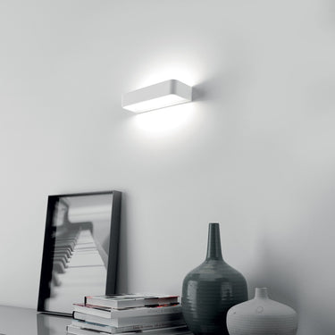 Frame w1 3.000k 1600 lumen 16w cri90 bianco opaco phase Rotaliana Lampade da parete